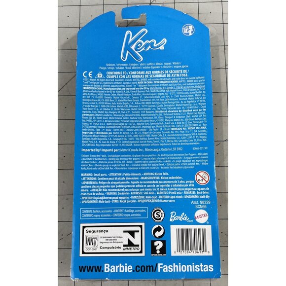 Mattel Barbie Ken 1961 Shirt Pants Glasses Boots Clothes Set 2013 BCN66 - Picture 3 of 4